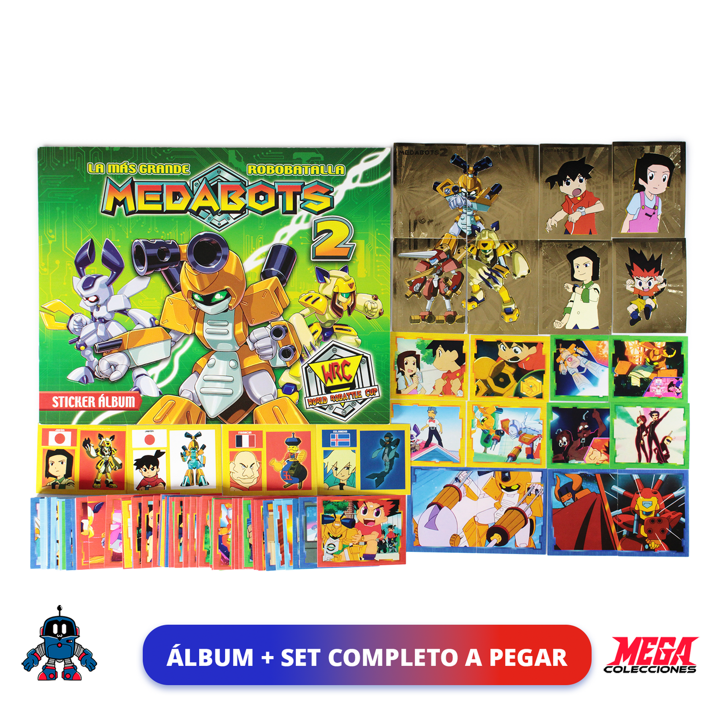 Álbum Medabots 2 + Set completo a pegar