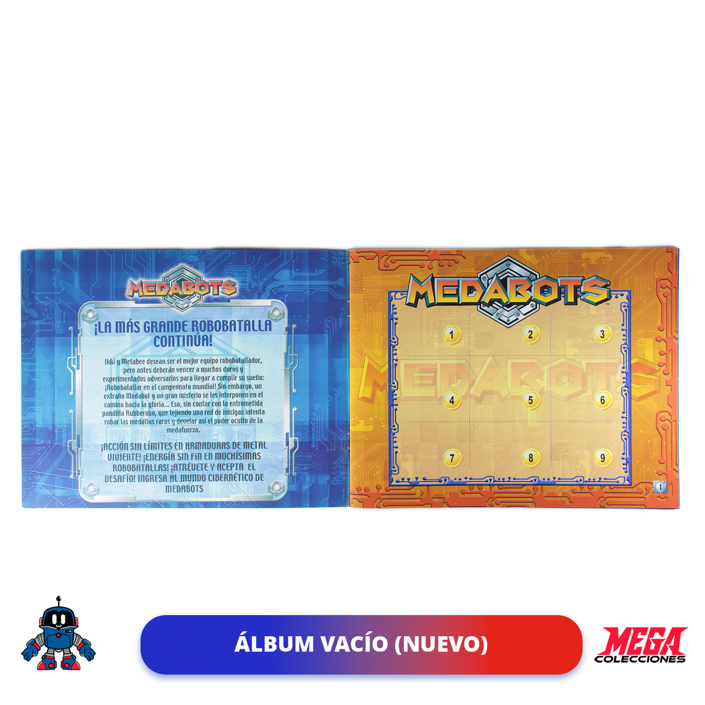 Álbum Medabots 2 + Set completo a pegar