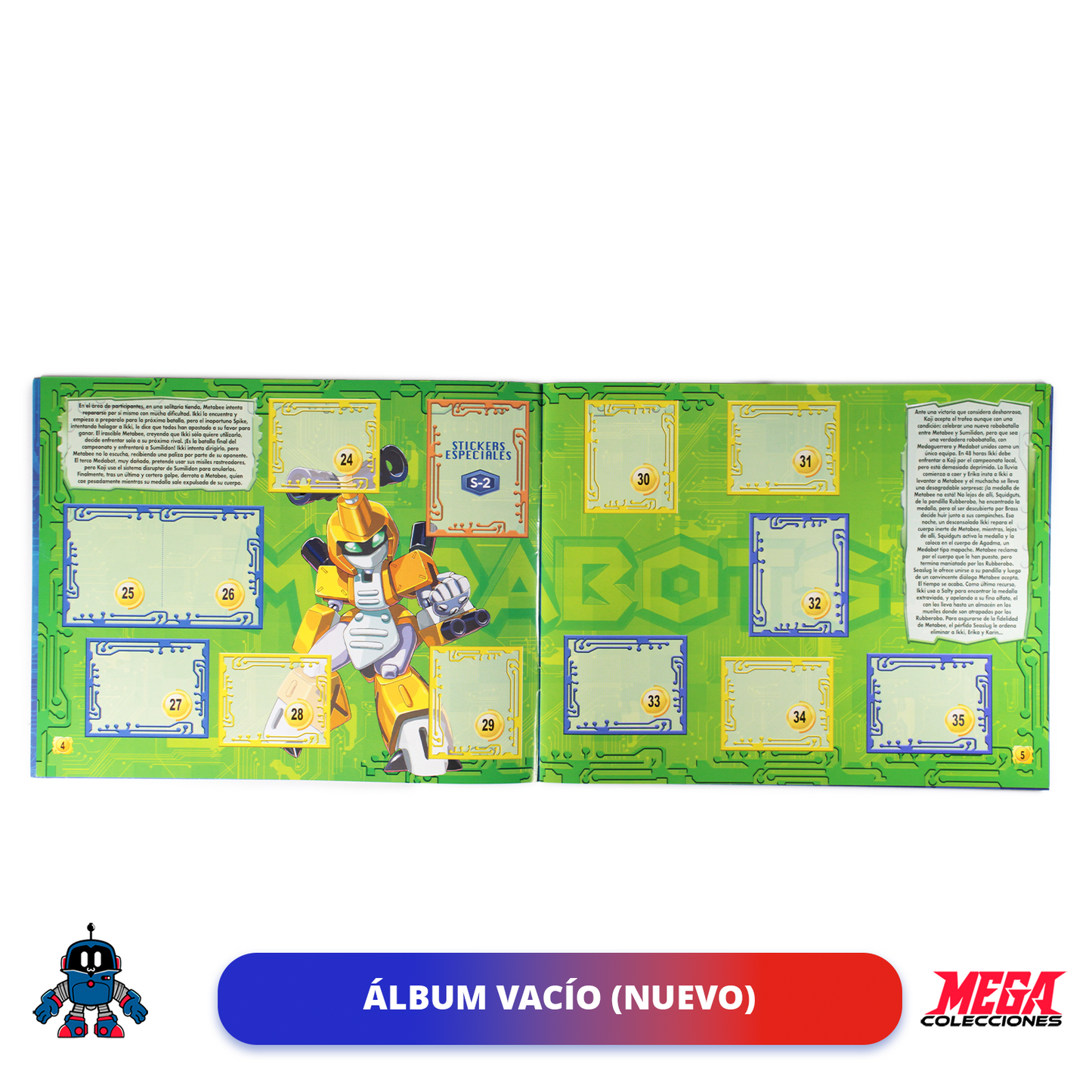 Álbum Medabots 2 + Set completo a pegar