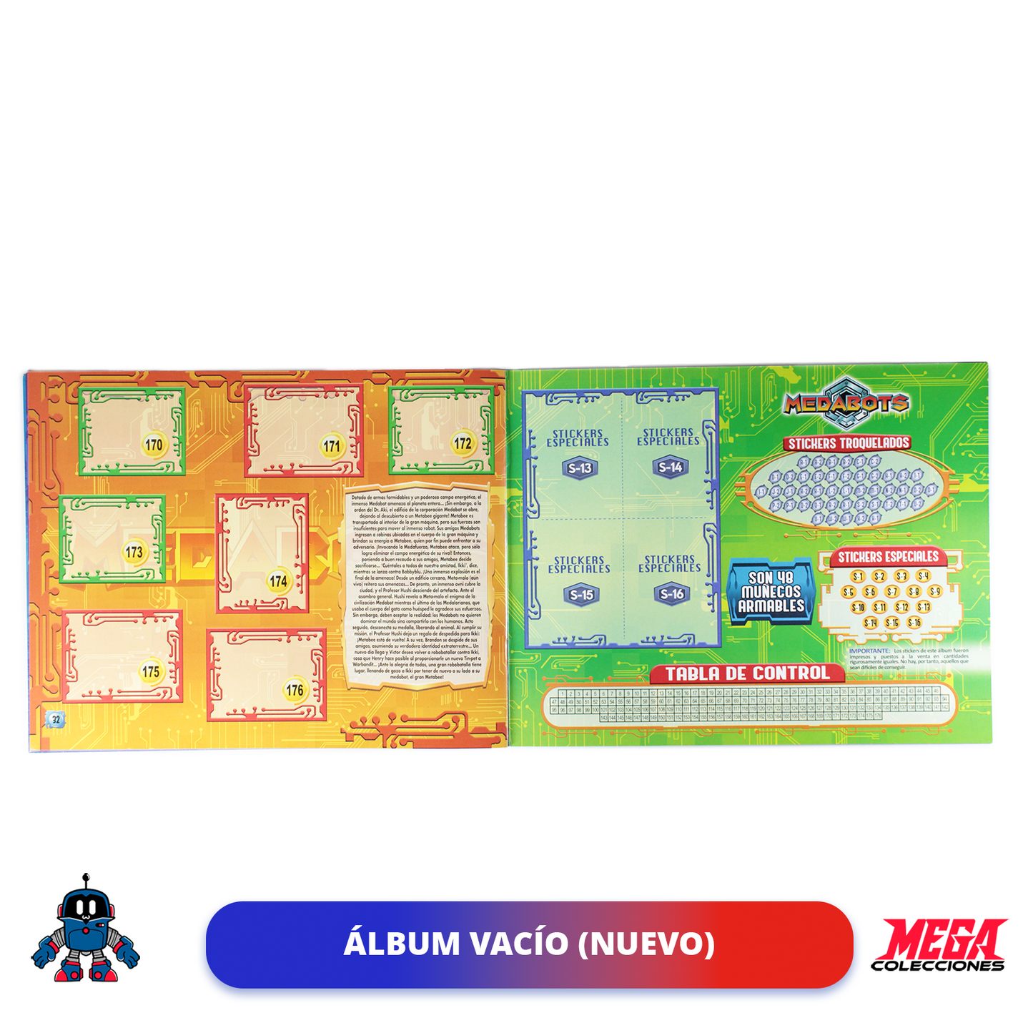 Álbum Medabots 2 + Set completo a pegar