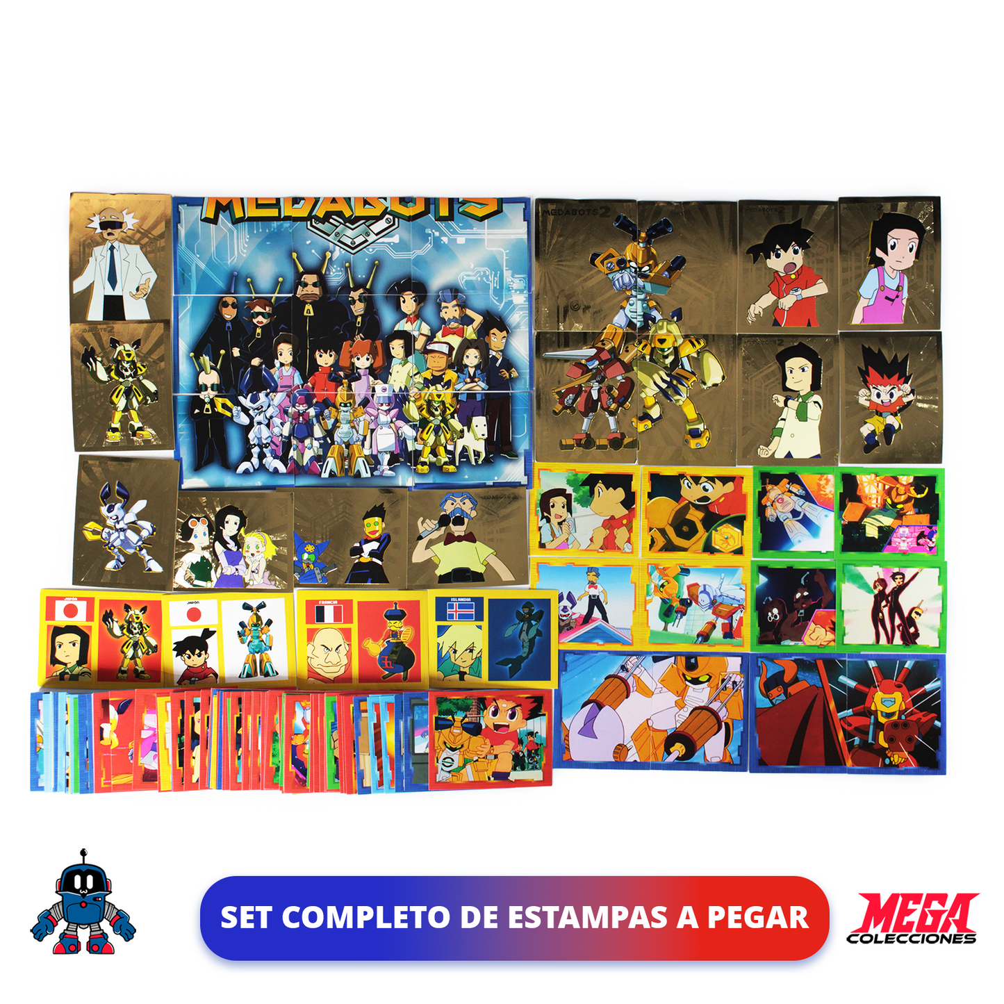 Álbum Medabots 2 + Set completo a pegar