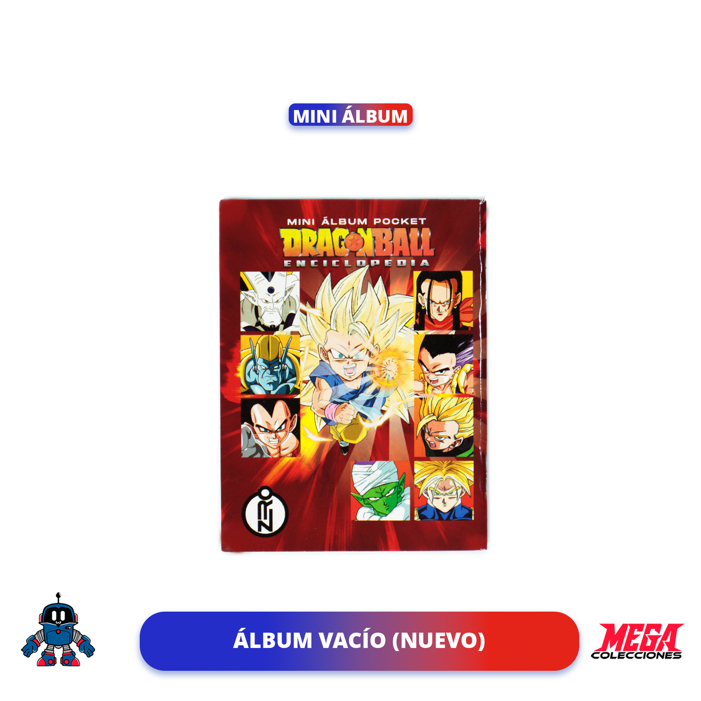 Mini Álbum Pocket Enciclopedia Dragon Ball (Reedición Navarrete) + Set completo a pegar