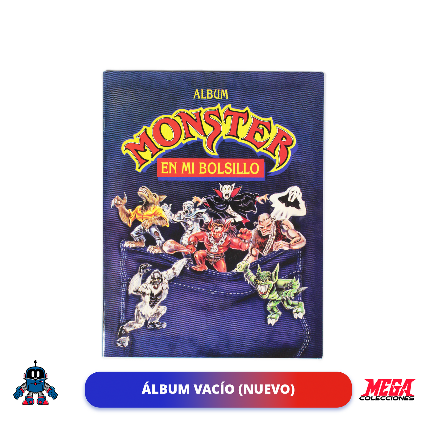 Álbum Monsters En Mi Bolsillo (Reedición Salo) + Set completo a pegar