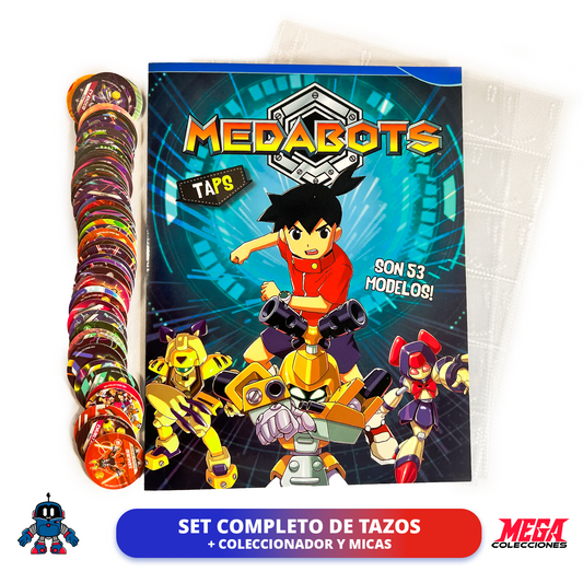 Tazos Medabots - Colección completa + álbum coleccionador