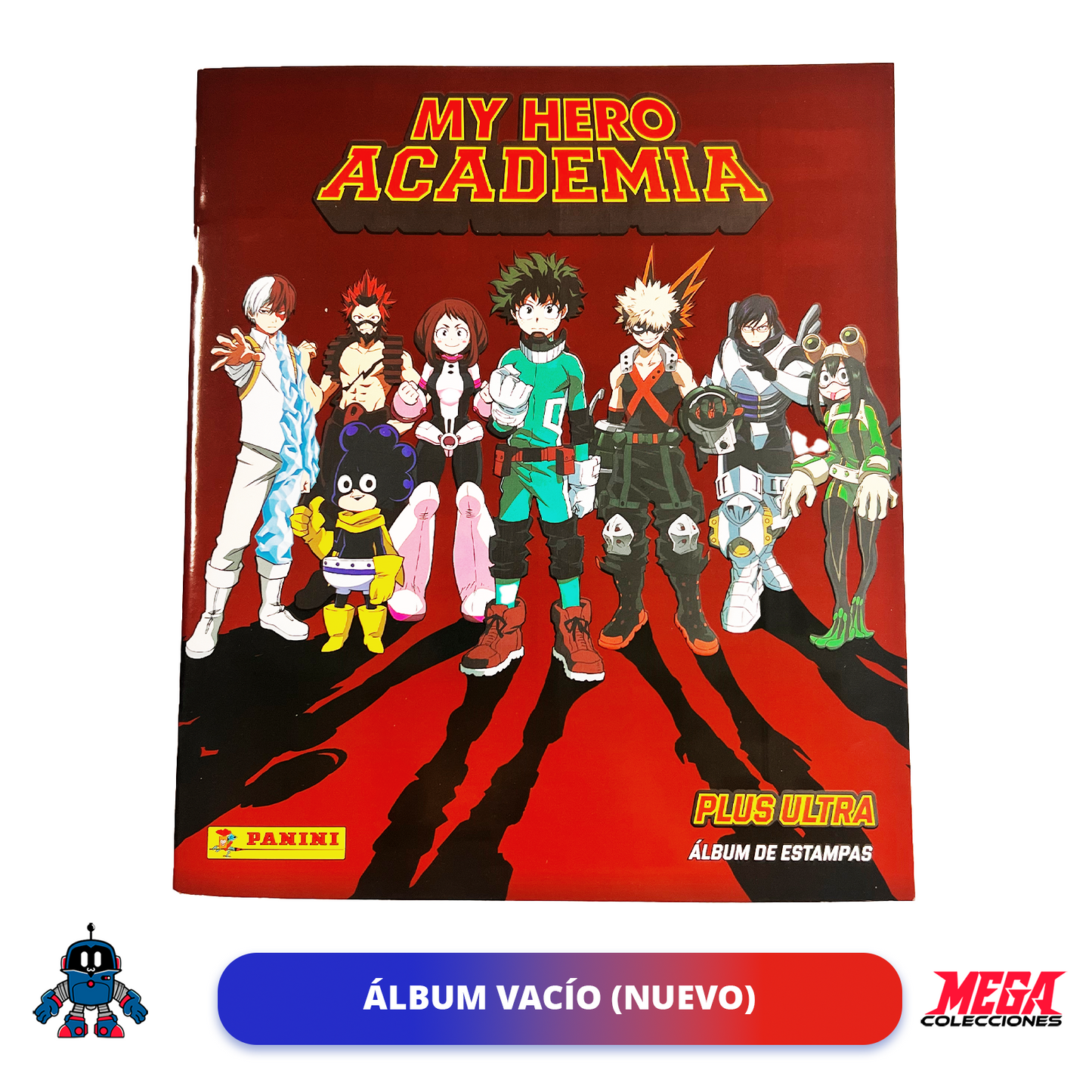 Álbum My Hero Academia + Set Completo de Tarjetas y Estampas (Panini)