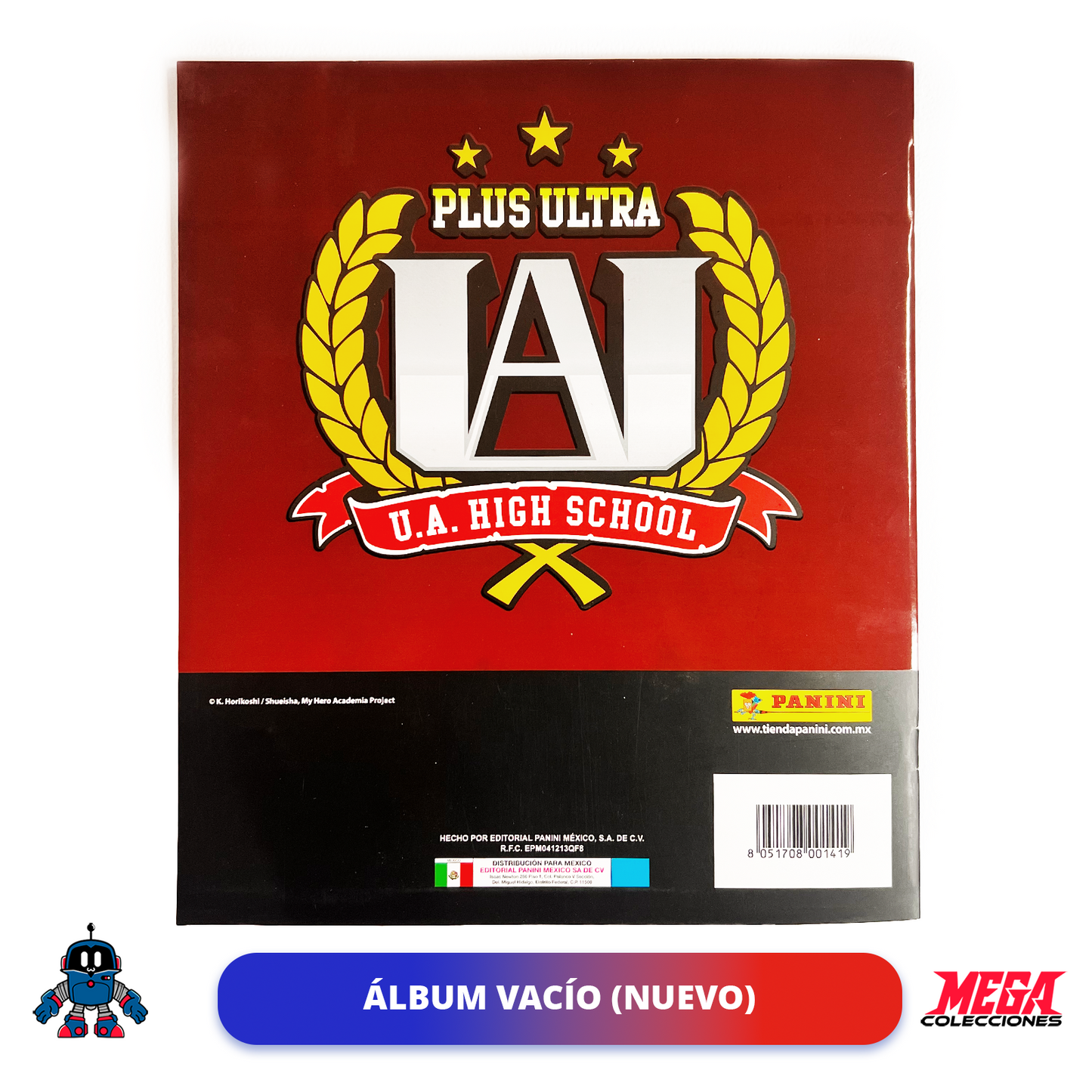 Álbum My Hero Academia + Set Completo de Tarjetas y Estampas (Panini)