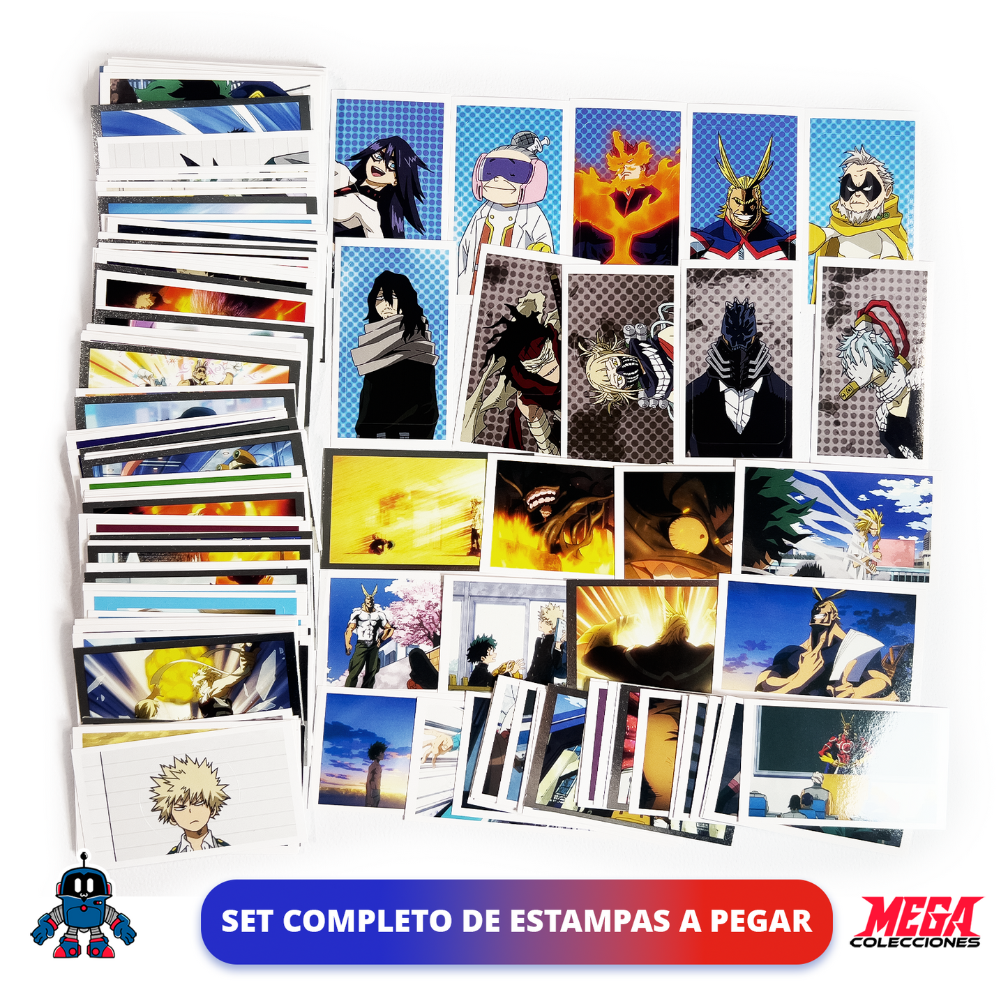 Álbum My Hero Academia + Set Completo de Tarjetas y Estampas (Panini)