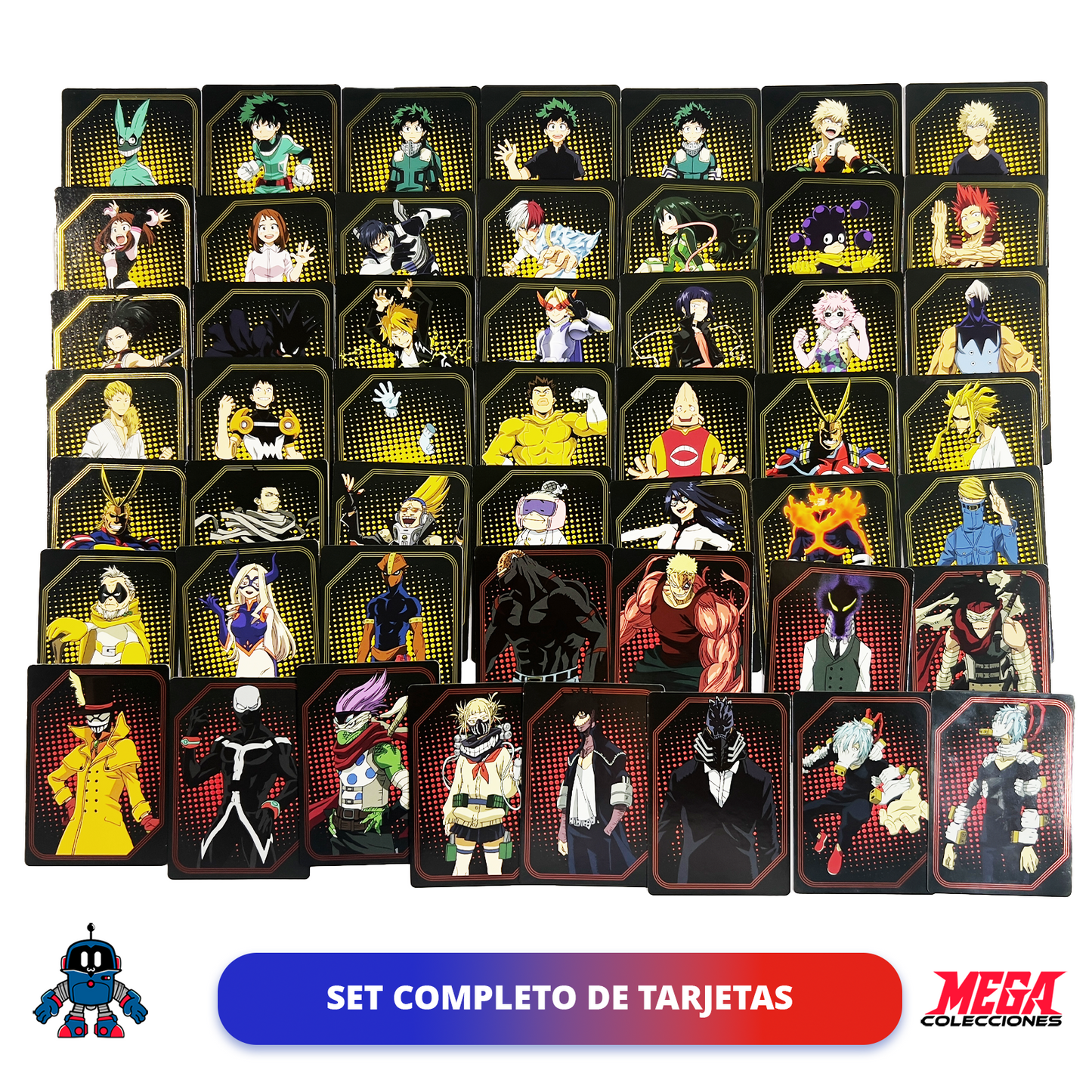 Álbum My Hero Academia + Set Completo de Tarjetas y Estampas (Panini)