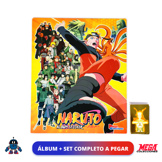 Álbum Naruto Enciclopedia + set completo a pegar