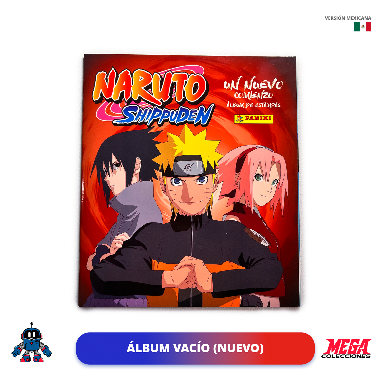 Álbum Naruto Shippuden: Un nuevo comienzo (Panini) + Set completo a pegar