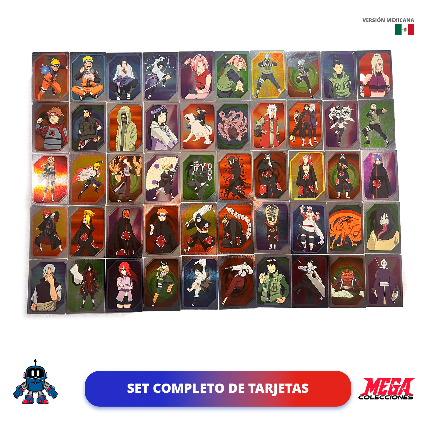 Álbum Pasta Dura Naruto Shippuden: Un nuevo comienzo (Panini) + Set completo a pegar (México)