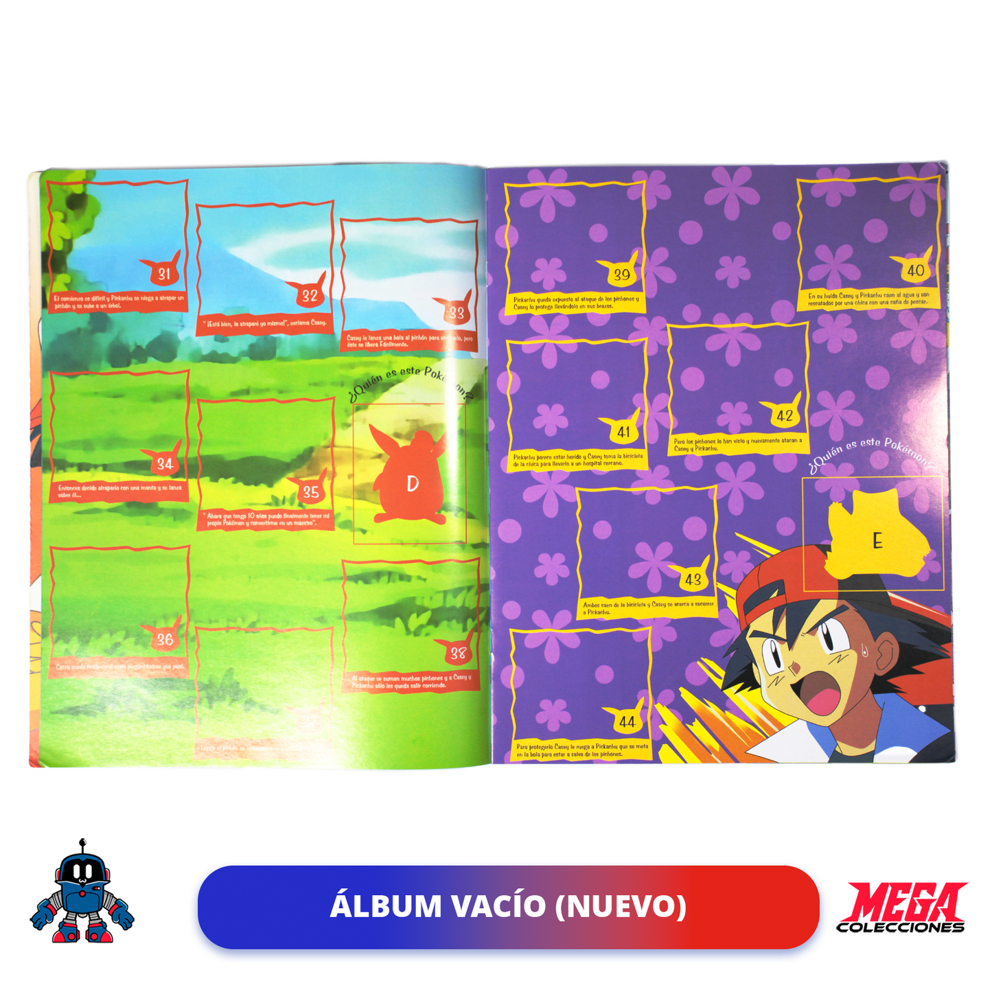 Álbum Pokémon ¡Atrápalos Ya! (Reedición Salo) + Set completo de figuras para pegar