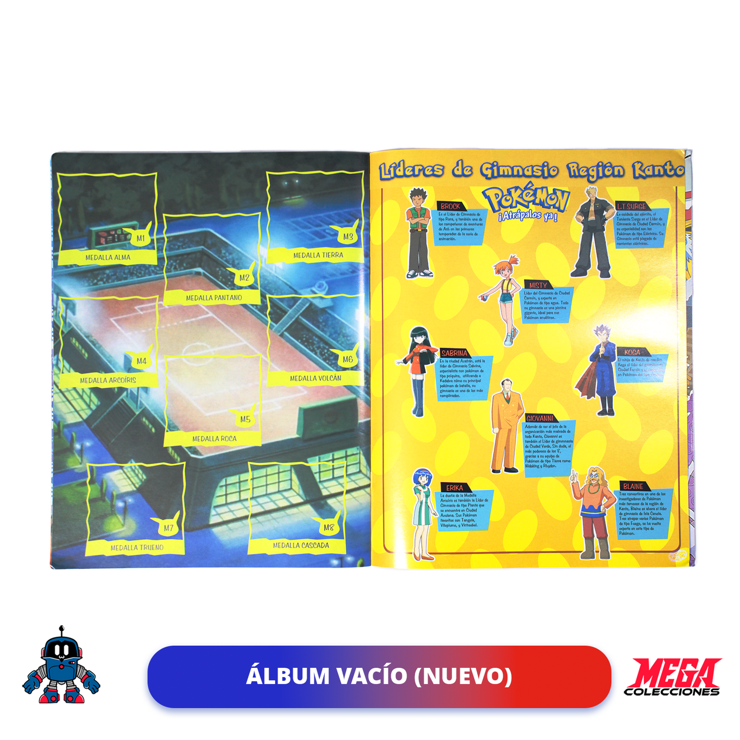 Álbum Pokémon ¡Atrápalos Ya! (Reedición Salo) + Set completo de figuras para pegar