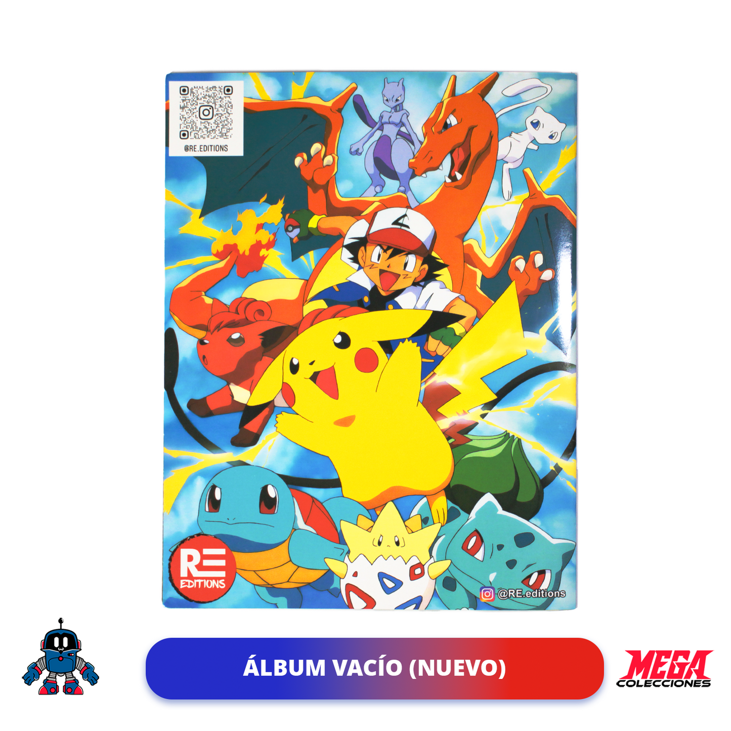 Álbum Pokémon ¡Atrápalos Ya! (Reedición Salo) + Set completo de figuras para pegar