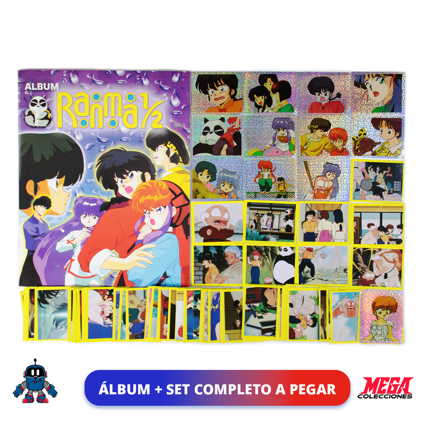 Álbum Ranma 1/2 (Reedición Navarrete) + Set completo a pegar