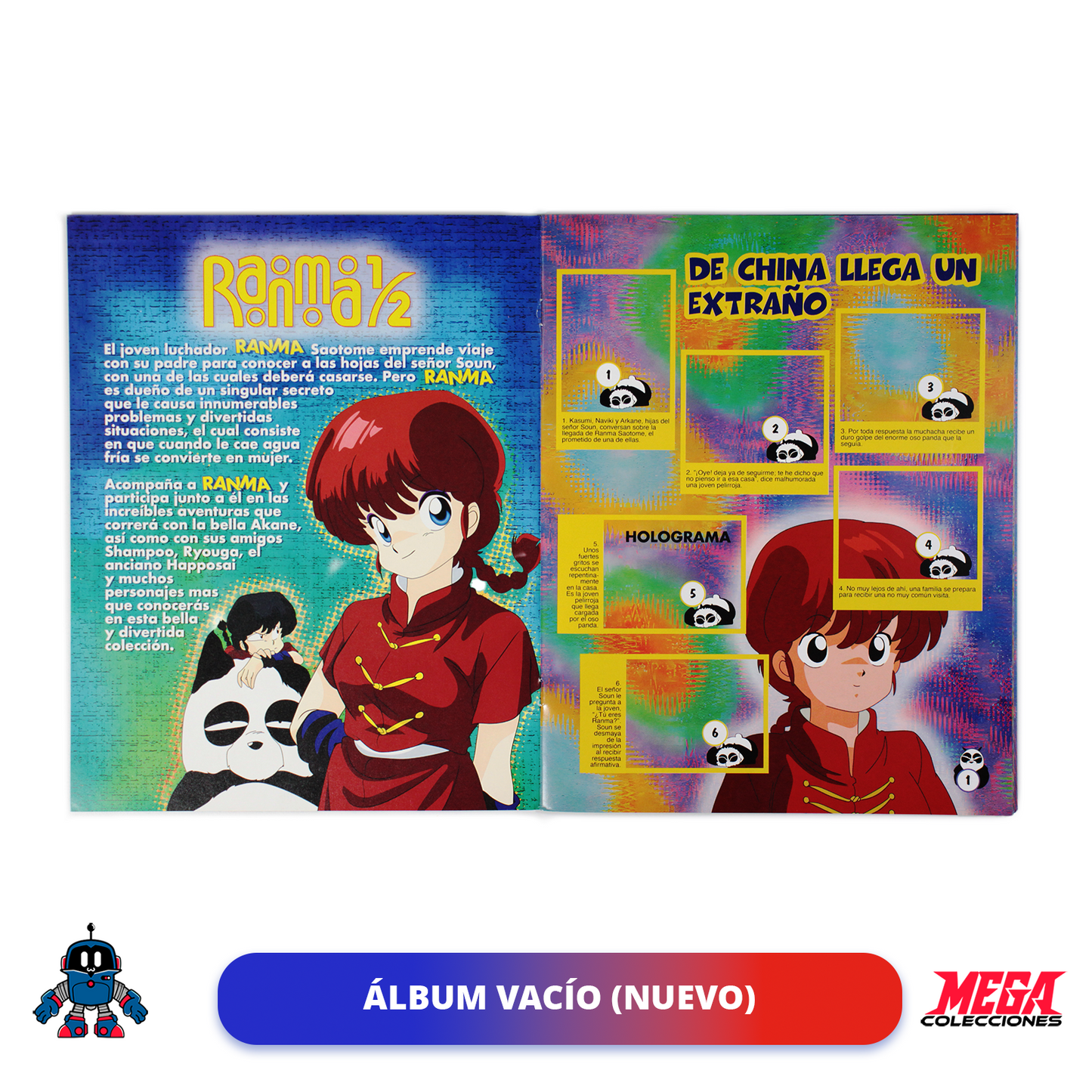 Álbum Ranma 1/2 (Reedición Navarrete) + Set completo a pegar