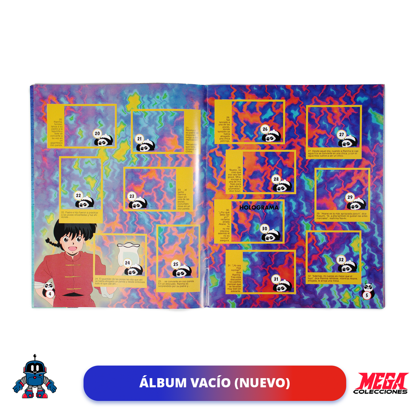 Álbum Ranma 1/2 (Reedición Navarrete) + Set completo a pegar