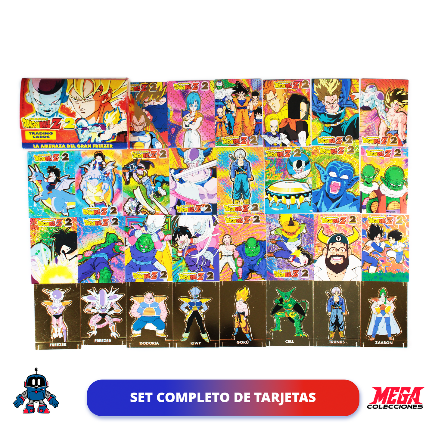 Tarjetas «Dragon Ball Z 2» GOLD Ed. (Reedición Navarrete)