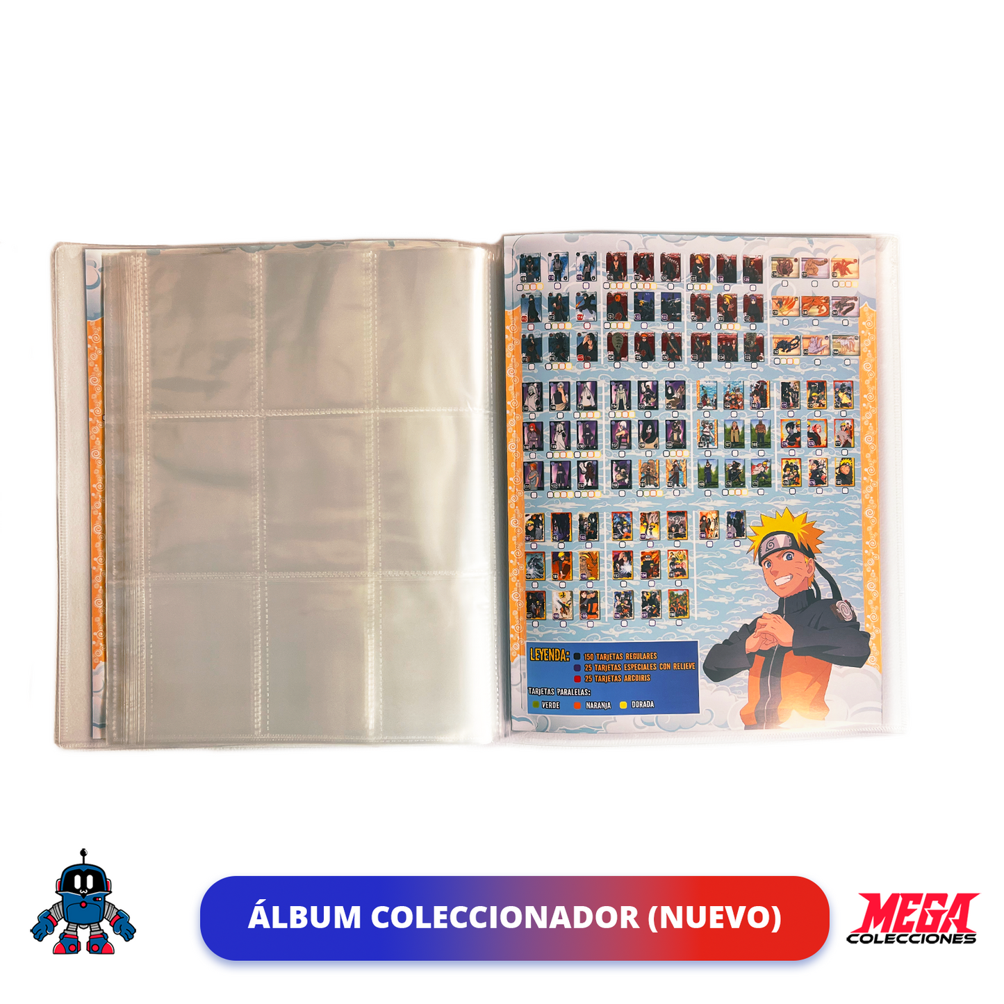 Colección Naruto Shippuden TCG (Panini) Set completo + Álbum Coleccionador