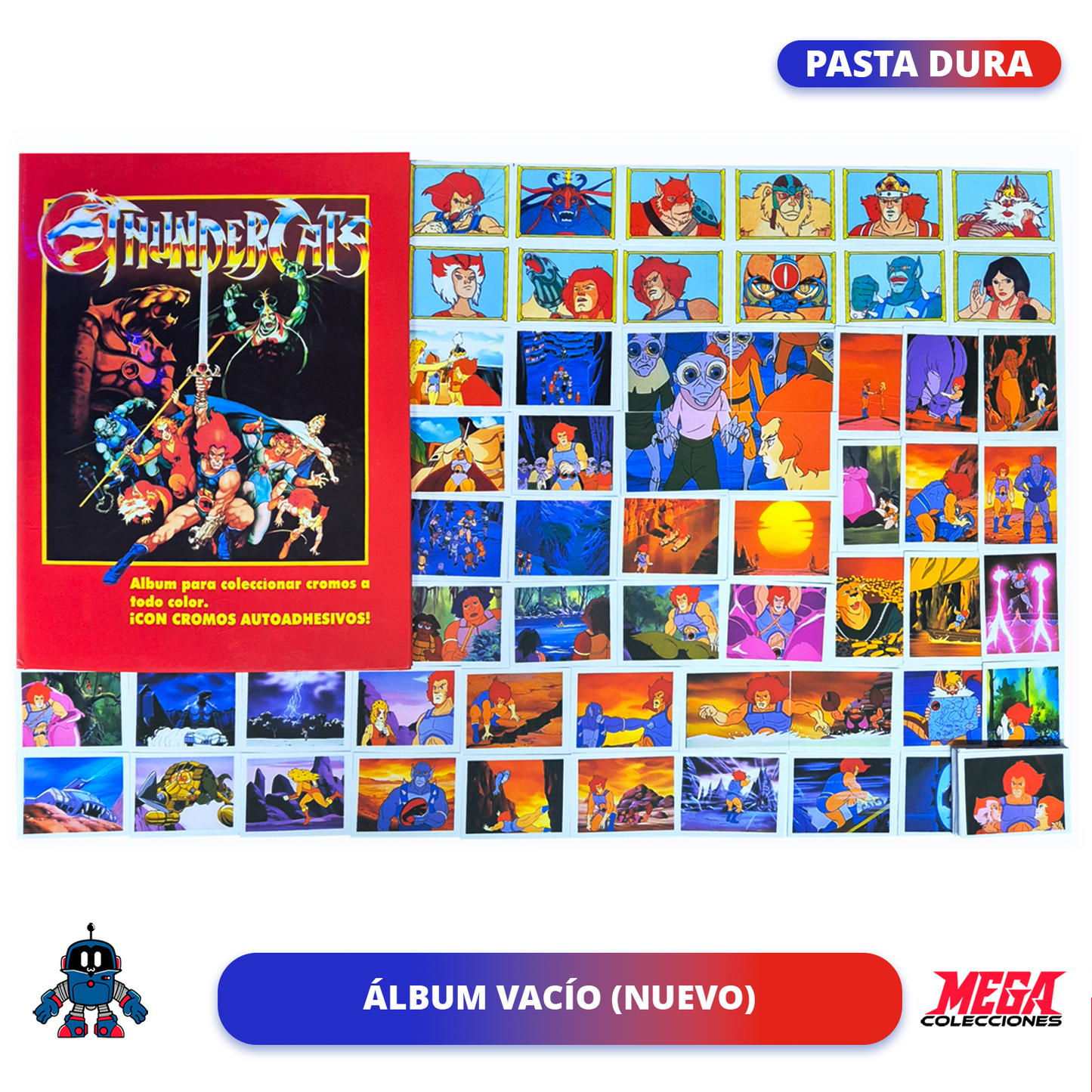 Álbum Pasta Dura Thundercats (Reedición Navarrete) + Set completo a pegar