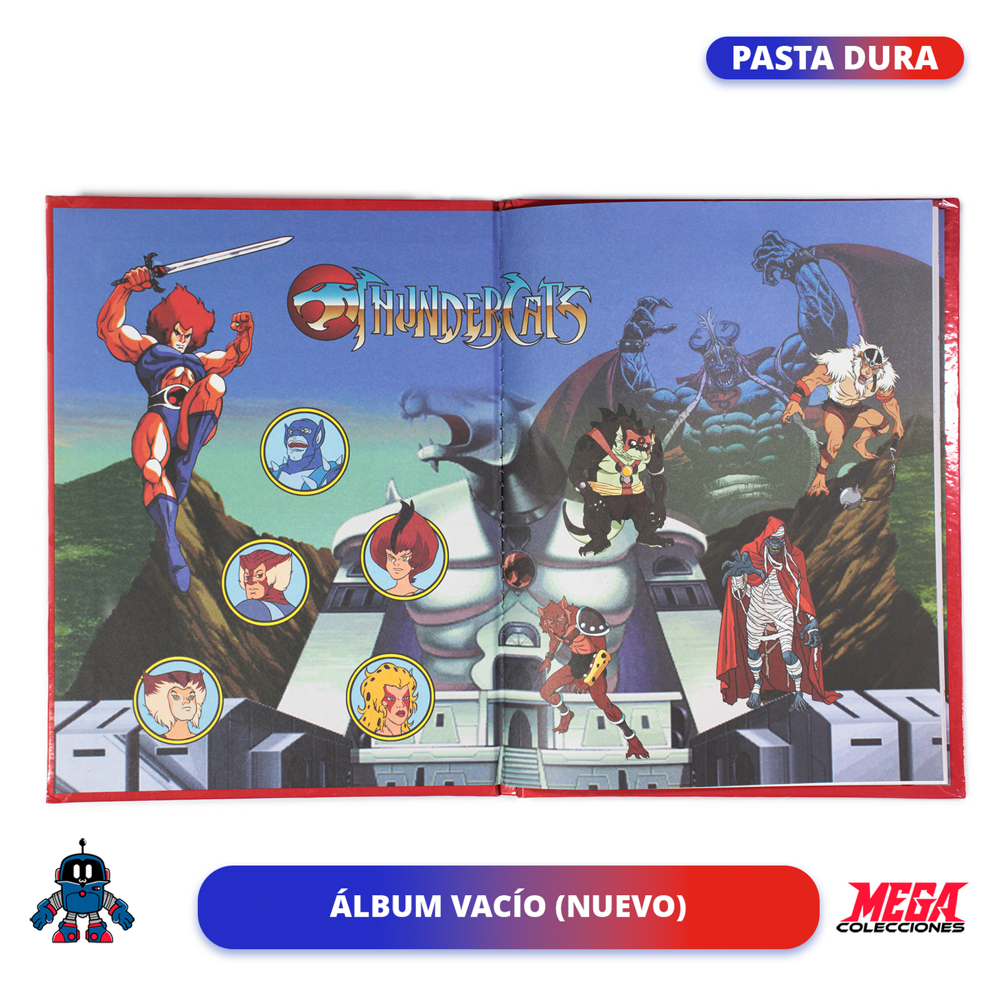 Álbum Pasta Dura Thundercats (Reedición Navarrete) + Set completo a pegar