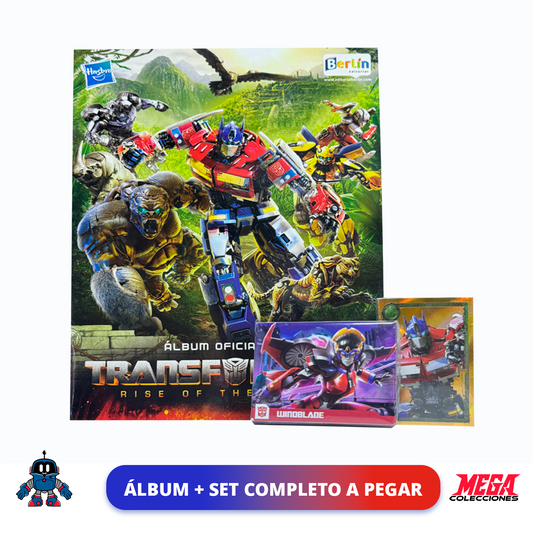 Álbum Transformers Rise of The Beasts + Set completo a pegar