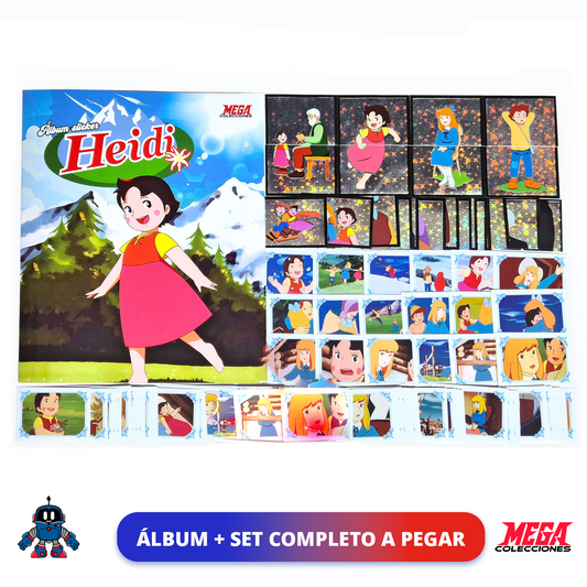 Álbum Heidi + Set completo a pegar